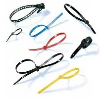 Nylon cable ties in several colours and lengths